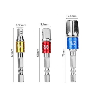 2021 Bộ Chuyển Đổi Ổ Cắm Khoan Mới Cho Trình Điều Khiển Tác Động Với Hex Shank Sang Ổ Cắm Vuông Mũi Khoan Bộ Mở Rộng Thanh - Product Image 6