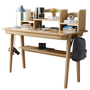 Commercio all'ingrosso di <span class=keywords><strong>legno</strong></span> <span class=keywords><strong>Home</strong></span> Computer ufficio bambini studio scrivania <span class=keywords><strong>scritta</strong></span> bambini combinazione semplice camera da letto libreria per gli studenti - Product Image 4