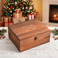 Coffret cadeau de whisky haut de gamme, boîte en bois gravée sur mesure pour décanteur et 2 verres, accessoires de rangement de luxe pour spiritueux