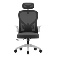 Chaise d'ordinateur réglable, chaise d'étude, chaise de jeu, chaise de bureau ergonomique en maille, confortable pour une utilisation prolongée