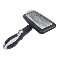 Brosse autonettoyante pour enlever les poils d'animaux, pour le toilettage des chiens et des chats, élimine les poils lâches
