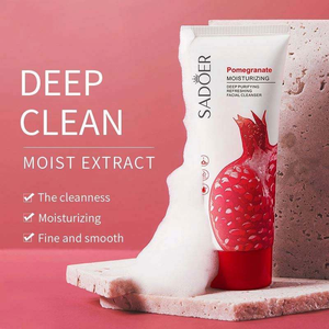 SADOER Nouvelle Marque Nettoyant <span class=keywords><strong>Visage</strong></span> <span class=keywords><strong>Aloe</strong></span> <span class=keywords><strong>Vera</strong></span> Vitamine C Réducteur de Pores Nettoyage Profond Blanchissant 100g - Product Image 4