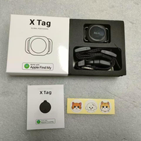 Traceur intelligent Bluetooth compatible Apple Find My, anti-perte, ultra-léger, mini-localisateur pour chiens, chats et autres animaux de compagnie