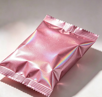 Poudre de pigment holographique certifiée GUANZUN rose vif pour revêtement métallique en aluminium, échantillon de 1g, encre d'impression pour arts graphiques en vrac