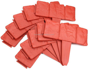 10 Pack Garden <b>Border</b> <b>Fence</b> Outdoor Landscape Edging Decorative Cobbled Stone Effect Panels - Product Image 4
