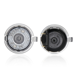 Autodragons Bright Glass Lens Paddle <b>Light</b> Never Fade Logo <b>Led</b> Car Rear Mirror logo <b>Light</b> With RS ST logo - Product Image 2