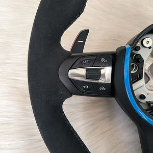 <span class=keywords><strong>Volante</strong></span> de gamuza de fibra de carbono apto para <span class=keywords><strong>Bmw</strong></span> M2 M3 M5 F10 F30 <span class=keywords><strong>E60</strong></span> E90 <span class=keywords><strong>M</strong></span> <span class=keywords><strong>volante</strong></span> deportivo - Product Image 3