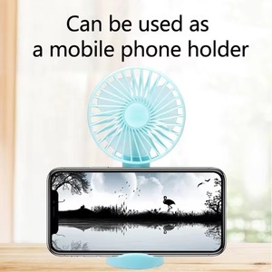 Custom Logo Promotional <b>Mini</b> Fan USB Rechargeable 1200mAh 3 Speed <b>Portable</b> Handheld Fan for Events Business Gifts Bulk Order - Product Image 3