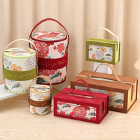 Boîte cadeau en carton bronzé pour bonbons festifs, avec fleurs cousues, finition mate et gaufrage, idéale pour les cadeaux de mariage haut de gamme