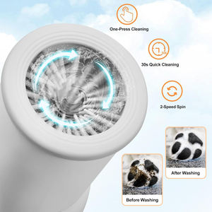 Limpiador de patas de mascotas portátil recargable, máquina de limpieza de pies de perro, lavadora de patas eléctrica, limpiador automático de patas de perro, masaje - Product Image 4