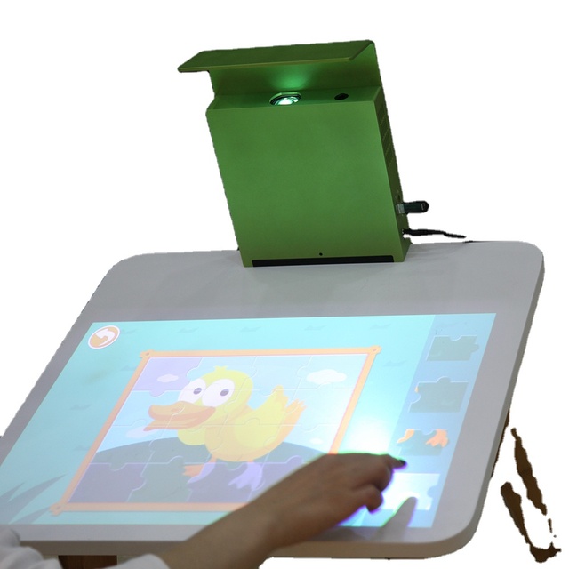2019 1080P Led Interactive Projector Touch Screen Table 21 Inches 10 Points DLP Digital Projector Led Lamp Light Source 2 Years