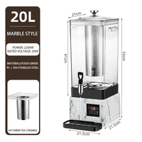 Chauffe-eau électrique à réservoir séparé, machine à infuser le thé automatique, cafetière avec filtre pour hôtel, percolateurs, cafetière à thé commerciale