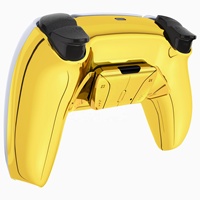 Glossoy Gold Remapping Rise 4.0 Back Button Back Paddles pour PS5 Controller Button Remapper