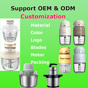 FC-8960 Motor Approved 6L 1000W <b>Mini</b> Stainless Steel Kitchen Equipment Universal Blender Meat Metal Food Processor - Product Image 2