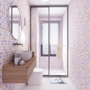 Papier peint imperméable <span class=keywords><strong>pour</strong></span> salle de bain, carreaux amovibles, autocollants muraux, mosaïque 3d, papier peint <span class=keywords><strong>pour</strong></span> salle de <span class=keywords><strong>douche</strong></span> - Product Image 4