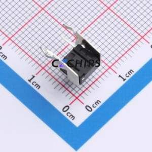 SMG-01Z-H075A1 Tactile Switch Bent Lead Through Hole-4P,7.5x7mm Switch Single Pole Single Throw Round Button 2.5N 7.5mm - Product Image 2