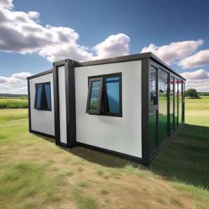 Vente directe usine – Villas préfabriquées, conteneurs et appartements modernes en panneaux sandwich extensibles et personnalisables - Product Image 1