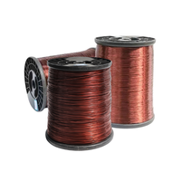 Berenamel Aluminium padat konduktor bulat SWG 6-33 kawat Rewinding Aluminium terisolasi untuk memutar listrik
