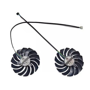 NOUVEAU 95MM PLD10010S12HH RTX 3070 VENTUS 2X GPU Fan Pour <span class=keywords><strong>MSI</strong></span> RTX 3060 3060TI 3070 VENTUS <span class=keywords><strong>RX</strong></span> 6600 <span class=keywords><strong>6700</strong></span> <span class=keywords><strong>XT</strong></span> Carte graphique ventilateur de refroidissement - Product Image 2