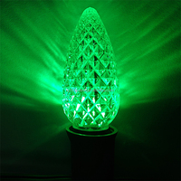 Éclairage extérieur de vacances de qualité commerciale SMD Retrofit C9 LED Ampoule de Noël 0.65Watt Diverses couleurs