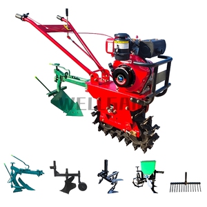 Soil Loosening Tiller <b>Machine</b> Agricultural Equipment Gasoline Model Rotary Land Cultivator <b>Walking</b> Tractor Power Tiller - Product Image 2
