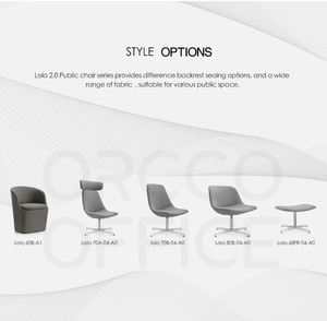 Canapé et fauteuil pivotant en tissu et cuir pour hôtel, bureau, aéroport, salon VIP, hall d'attente, réception publique, visiteurs et invités - Product Image 6