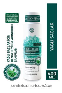 Champú Dermoday con Aceite de Árbol de Té 400ml, Equilibrante y Purificante para el Cuidado del Cuero Cabelludo Graso - Product Image 2
