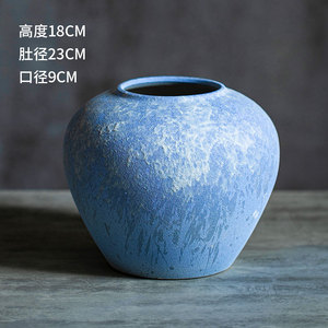 Jingdezhen jarrón decoración del hogar ornamento arreglo de flores secas nuevo estilo chino sala de estar Bogu estante artesanal puramente hecho a mano - Product Image 6