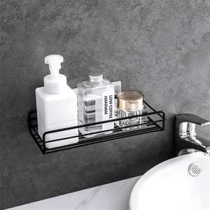 Wall Mounted Rectangular Storage Shelf Toilet Bathroom <b>Kitchen</b> <b>Basket</b> Rack Organizer - Product Image 5