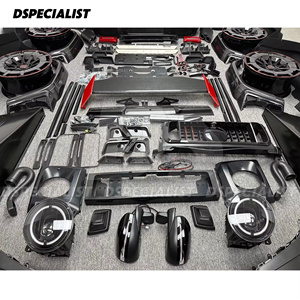 Kit carrosserie de style R W463 G63 en fibre de carbone sèche pour W463 G500 <span class=keywords><strong>G55</strong></span> AMG G63 G-Wagon Spoiler de capot 2002-2018 - Product Image 4