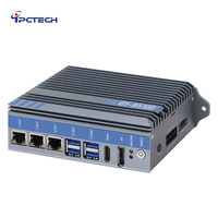 Ordinateur embarqué industriel Qiyang J1900/i3/i5/i7 CPU Linux/Windows/Ubuntu Système Mini PC industriel sans ventilateur