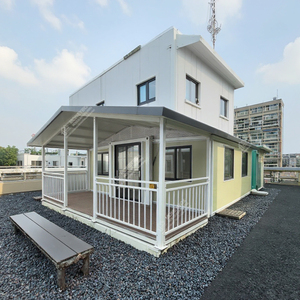Villa préfabriquée de luxe 2026 en conteneur modulaire à ossature légère en acier, <span class=keywords><strong>construction</strong></span> rapide et moderne pour <span class=keywords><strong>maison</strong></span> et supermarché, étanche - Product Image 2