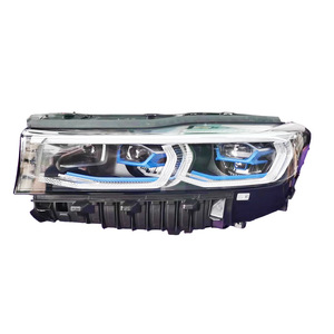 Faros LED para BMW Serie 7 2016 G12, Retrofit con Línea Azul, Señal de Giro Secuencial, Luz Diurna - Product Image 1