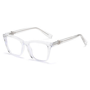 แว่นตาออพติคอลทรงสี่เหลี่ยมใหม่สำหรับผู้ชาย วัสดุ PC กรอบเต็ม ป้องกันแสงสีฟ้า ป้องกันรังสียูวี - Product Image 5