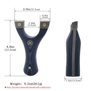 GETWICK Lance-pierre en acier titane pour la chasse, le tir en extérieur et autres produits de tir - Product Image 3