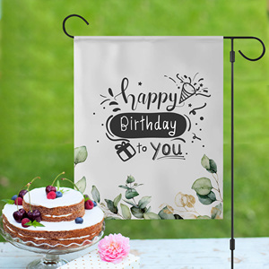 2024 nuevo producto de alta calidad a todo Color personalizado impreso Bandera de jardín con asta de bandera para decoración de jardín - Product Image 4