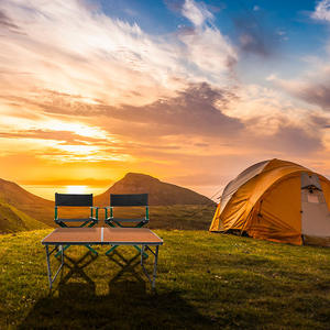 HOMFUL-Silla de aluminio plegable para árbitro de tenis, sillón de acampada, venta al por mayor - Product Image 6