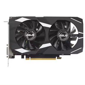 Carte graphique DUAL GeForce RTX3050-O6G 6 Go GDDR6 14 Gbps 96 bits pour jeux sur ordinateur de bureau Carte graphique DUAL GeForce RTX30 - Product Image 1