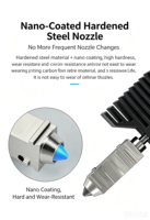 Snapmaker U1 Hotend Kit 4 Buah/Set 0.2/0.4/0.6/0.8Mm Hot End Rakitan Penuh untuk Bagian Printer 3D Snapmaker U1