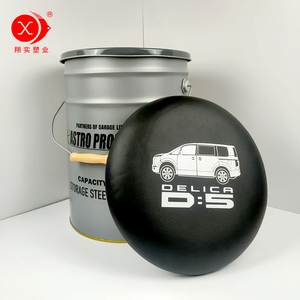 Cubo de hierro de pintura de 20 litros con mango de tapa vacío de alta calidad de metal impreso personalizado - Product Image 2