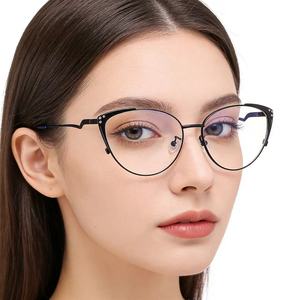 Wholesale Neutral Anti Blue Light <strong>Reading</strong> <strong>Glasses</strong> With <strong>Fashionable</strong> And Trendy Design, Cat Eyes For Daily Wear - Product Image 6