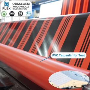 Lona de Poliéster Reforzada con PVC FLFX, con Rayas, para Cubiertas Industriales y Toldos - Product Image 6