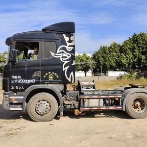 Tracteur noir d'occasion pour <span class=keywords><strong>SCANIA</strong></span> G380 Tracteur de remorquage manuel <span class=keywords><strong>6x2</strong></span> de haute qualité - Product Image 2