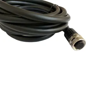 m12电缆母12针自由端m12卡贝尔m12电缆供应商定制电缆