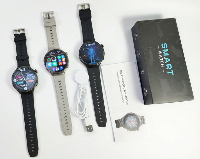 Smart sports watch 1.96-inch, health heart rate monitoring, smart watch with Bluetooth calls