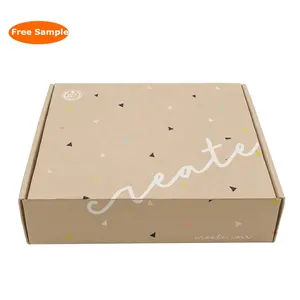 Golden Supplier Recyclable Custom A4 Larger Uv Printed Cardboard Foldable Corrugated Mailer Box