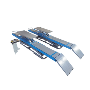 Elevadores Hidráulicos Ultrafinos de Acero para Autos, Elevadores de Tijera para Vehículos Grandes y Pequeños, Capacidad de Elevación de 5t, Modelo JCJS-0001 - Product Image 5