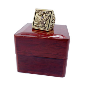 Anillo Conmemorativo de los Philadelphia Eagles, Campeones Mundiales de 1949, Joyería de Aleación Plateada para Hombre - Product Image 5