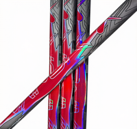 Bâtons de hockey sur glace en fibre de carbone 18K, qualité professionnelle, monobloc, qualité constante, faible/moyenne résistance, pour l'entraînement en club