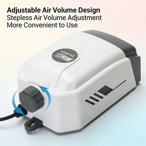 ปั๊มลมออกซิเจน Baiyi AQ005 แบบพกพา เงียบพิเศษ น้ำหนักเบา สำหรับตู้ปลา ใช้ในห้องนอน - Product Image 6